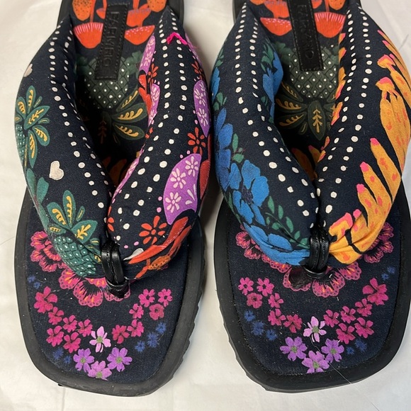 FARM Rio Multicolor Patterned Footwear Size 8 - Picture 5 of 8